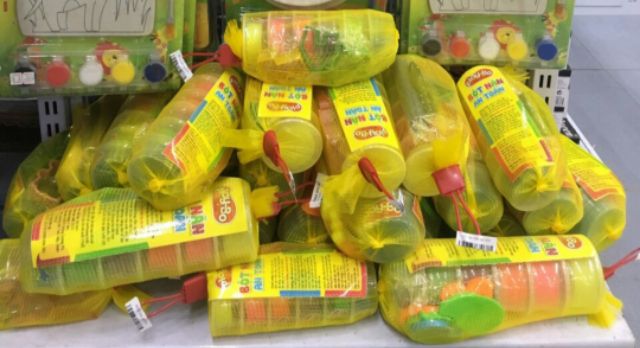 Sét 6 hộp đất nặn bột mì an toàn cho bé