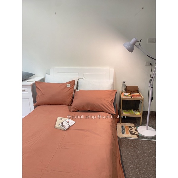Ga lẻ hoặc vỏ gối lẻ Suhali Shop, ga giường Cotton Tici, drap vỏ gối màu trơn