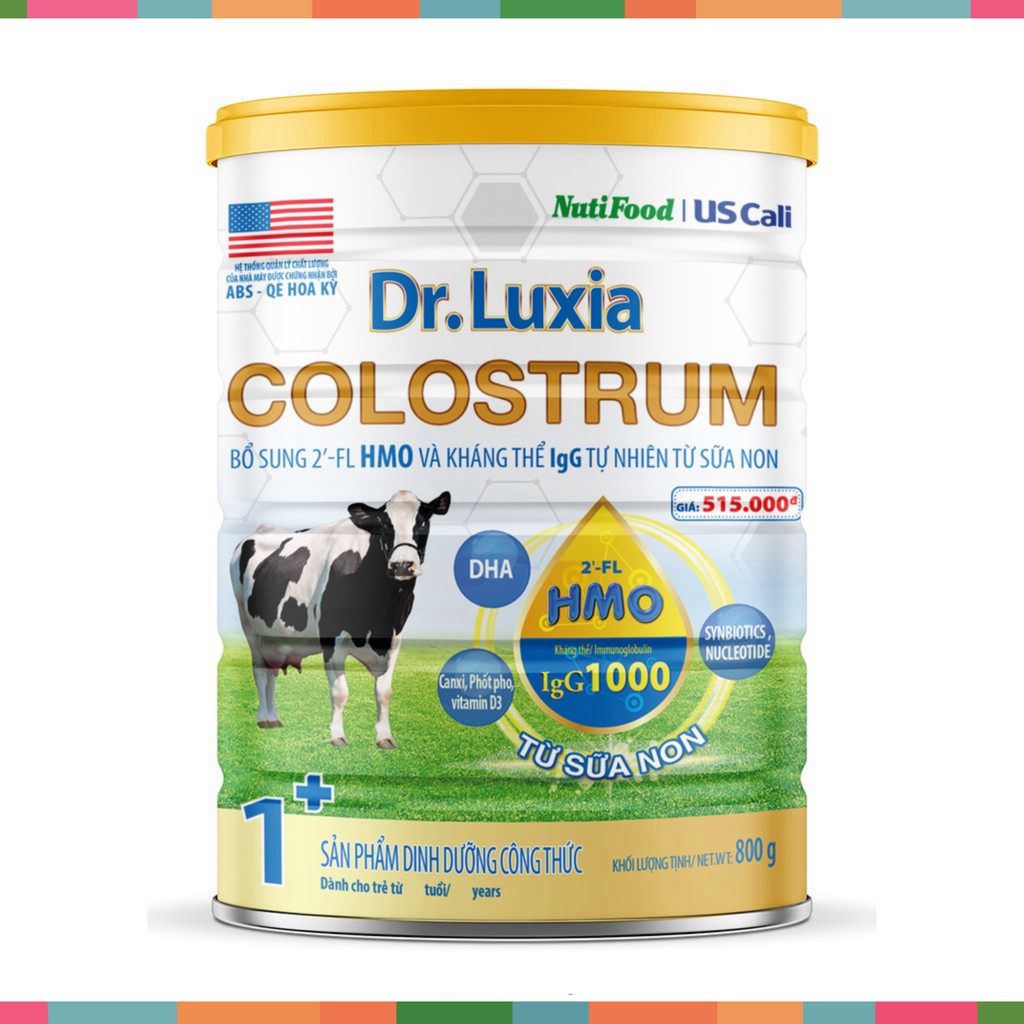 Sữa non Dr.Luxia Colostrum 1+ 800g _Subaby