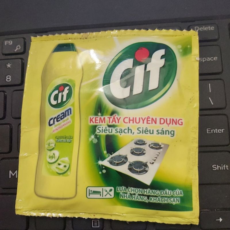Kem Tẩy Chuyên Dụng Cif 20ml Đa Năng Siêu Sạch, Siêu Sáng