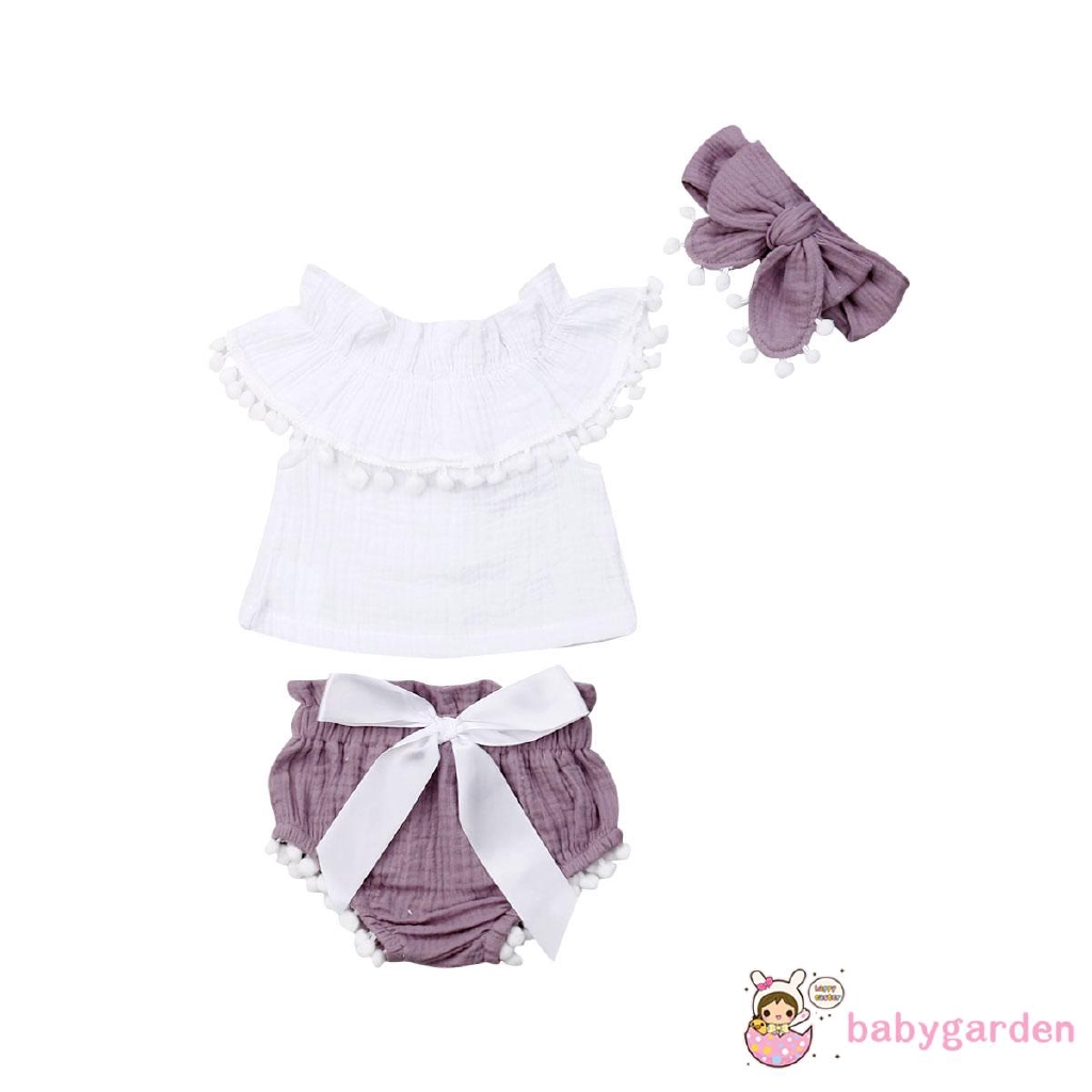 Set áo cánh tiên và quần short xinh xắn dành cho bé gái