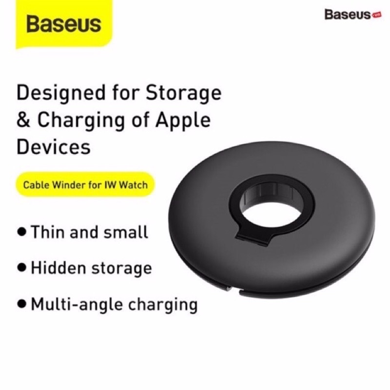 Đế giữ dây sạc, chống rối dùng cho Apple Watch Baseus Planet Cable Winder o
