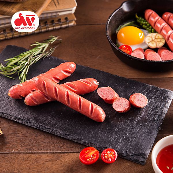 Xúc xích Hotdog - Đức Việt, Gói 12 cây /  500g, Date mới nhất