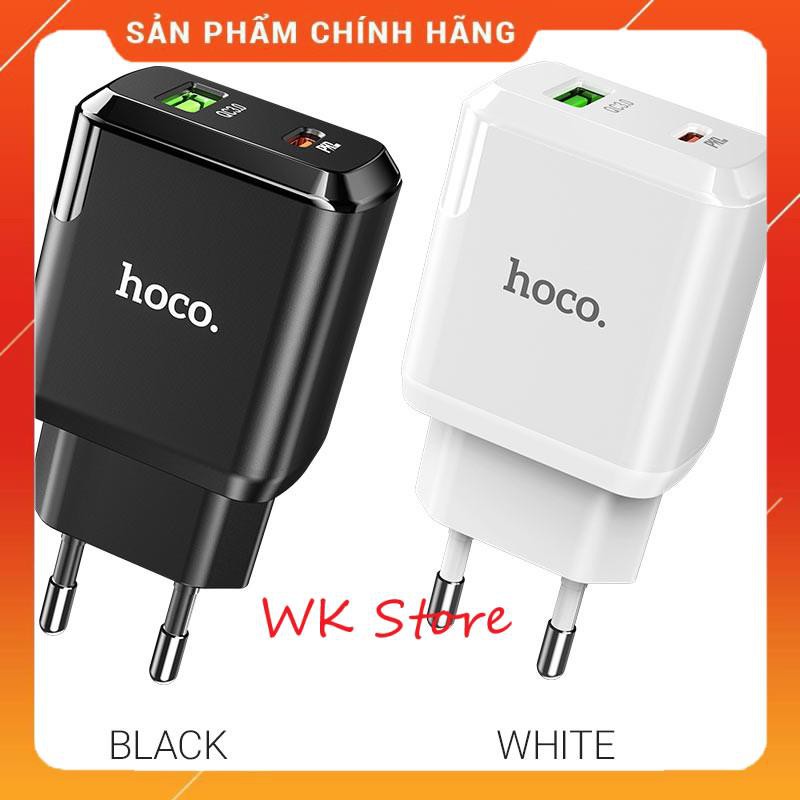 Củ sạc nhanh Hoco N5 (QC, PD 20W) cho android,iphone (BH 1 năm)