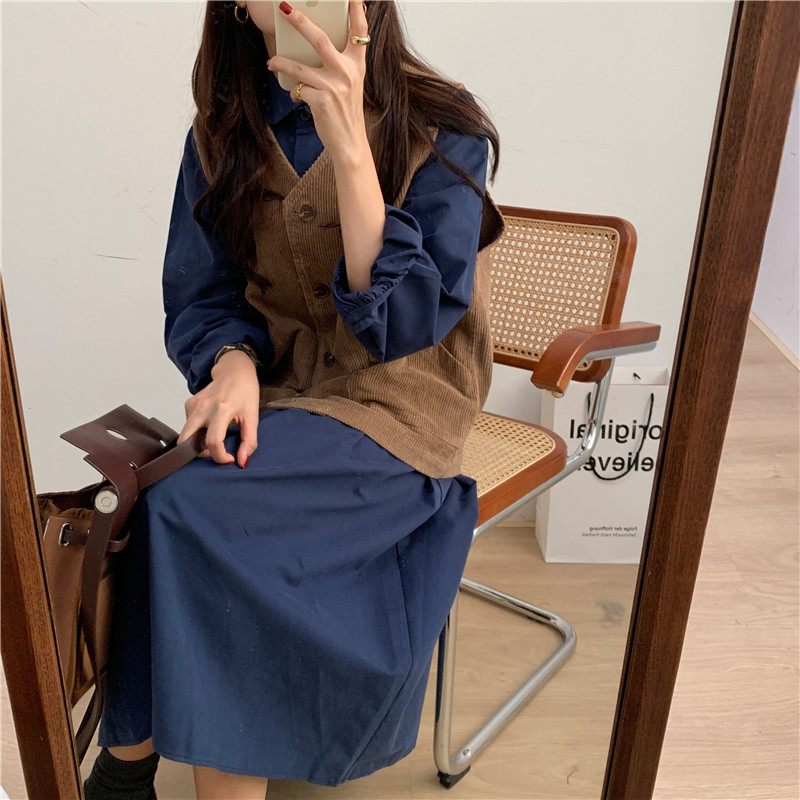 Đầm Maxi Dài Tay Trơn Màu Xinh Xắn 40147