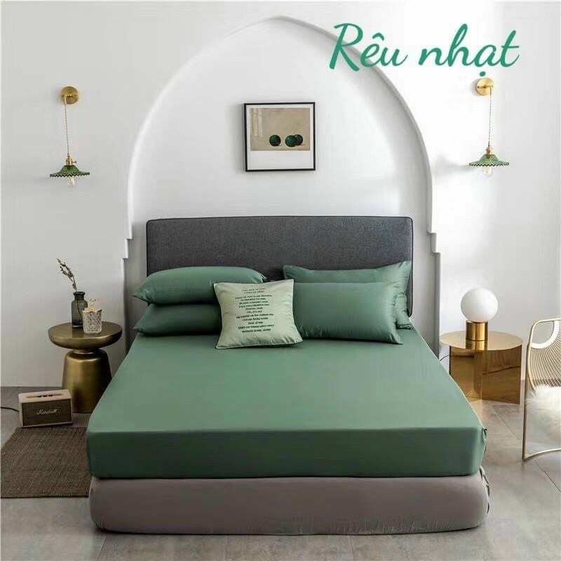 GA GỐI LỤA TENCEL 60S TRƠN 1 MÀU ( ẢNH SHOP TỰ CHỤP )  bo chun miễn phí  các kích thước nha khi đặt hàng tại shop | BigBuy360 - bigbuy360.vn