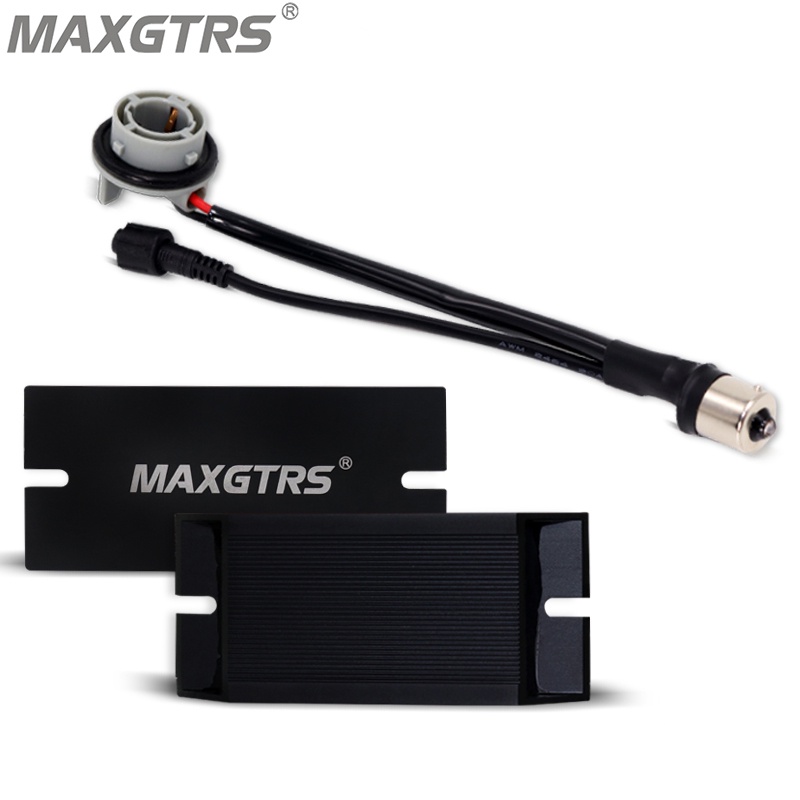 MAXGTRS Set 2 Điện Trở Tải Đèn LED 50W 1156 BA15S 1157 BAY15D 7440 7443 3156 3157 Chuyên Dụng Cho Xe Hơi