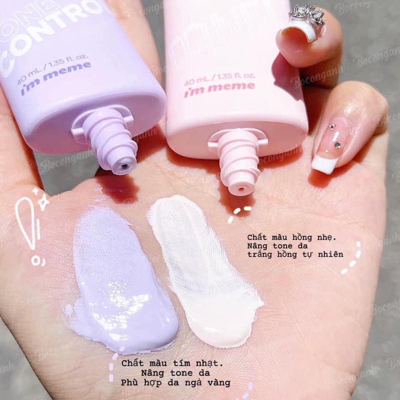 Kem chống nắng I'm meme Pink Blur Tone Up Sun Base SPF 50+/ PA++++