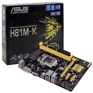 MAIN ASUS H81M-K – Full box hàng chính hãng – bảo hành vĩnh xuân