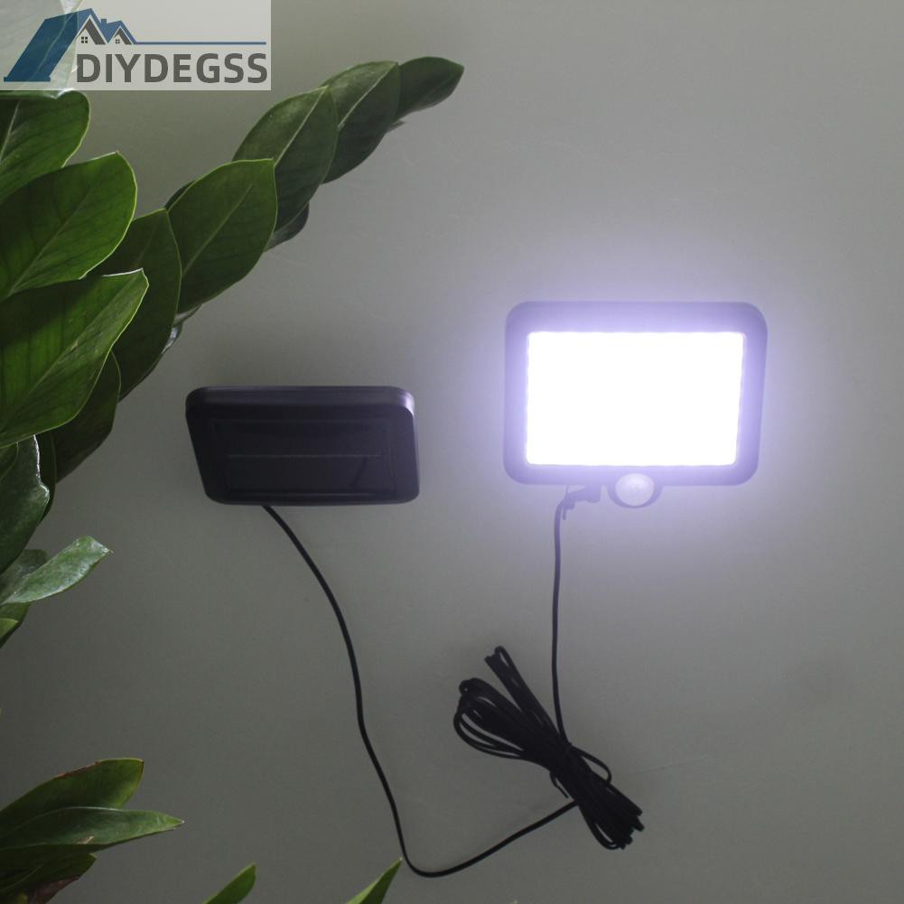 Đèn Led 56 Bóng Năng Lượng Mặt Trời Cảm Biến Chuyển Động Chống Thấm Nước Cho Sân Vườn