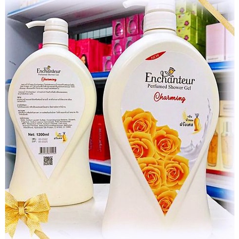 COMBO 2 CHAI Sữa Tắm Hương Nước Hoa Enchanteur 1200ML _ Cung Cấp Dưỡng Chất Mịn Da , Hương Thơm Quyến Rũ