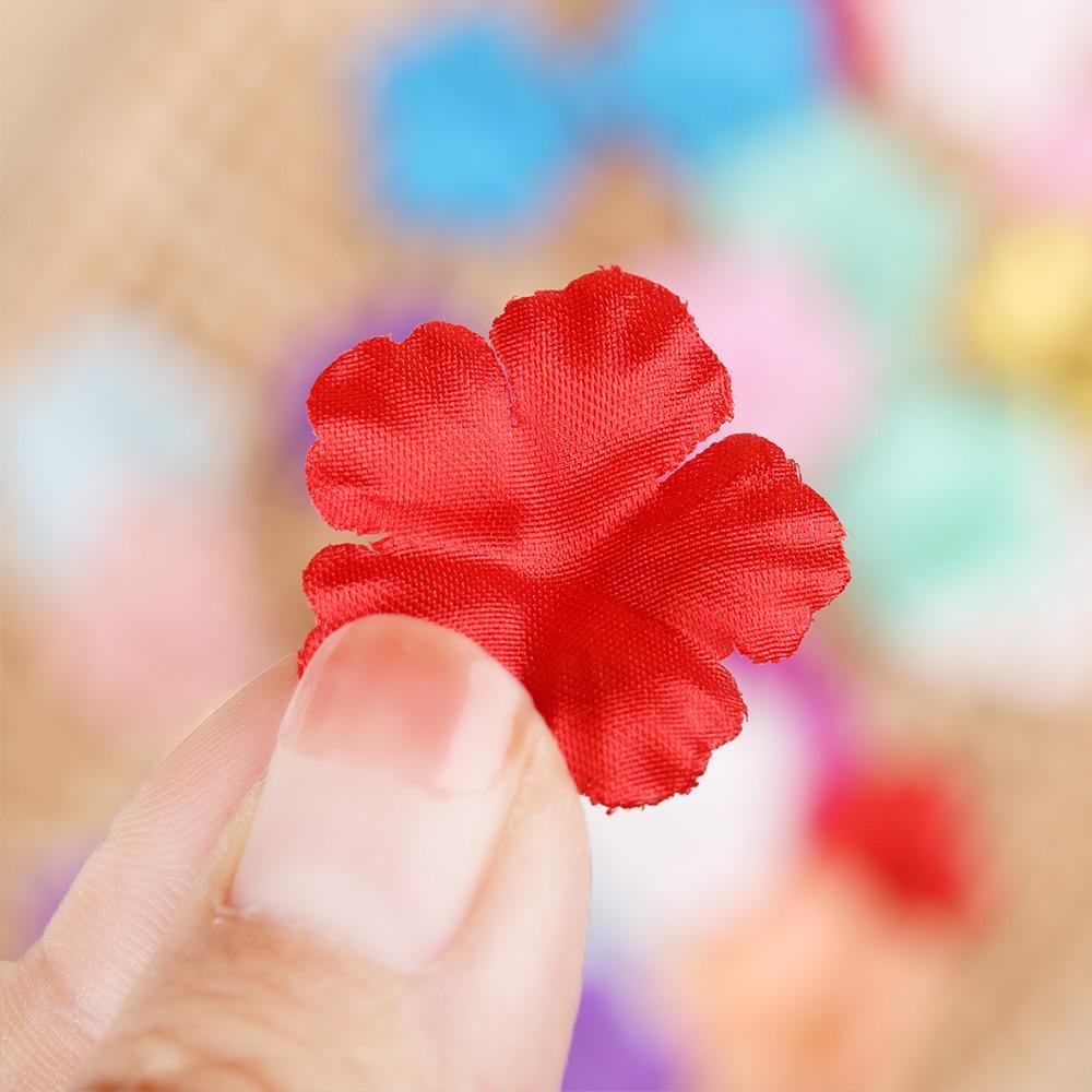 Bộ 100 Cánh Hoa Hồng Lụa Trang Trí Tiệc Cưới