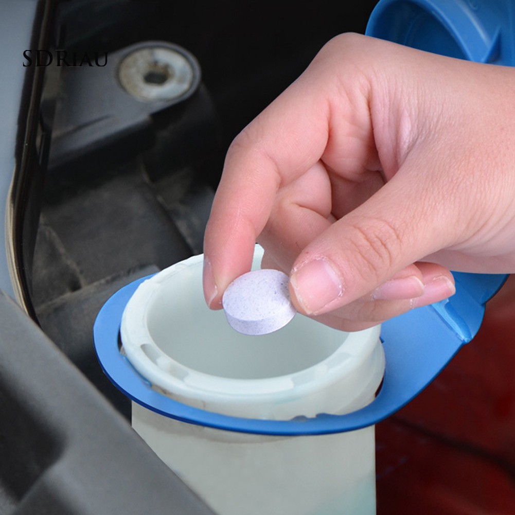 Viên sủi dung dịch vệ sinh kính chắn gió xe hơi đa năng tiện dụng