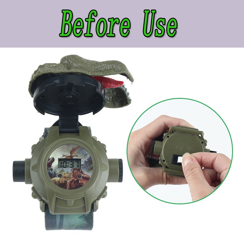 Đồng Hồ Đồ Chơi Khủng Long Bạo Chúa Dành Cho Bé Trai