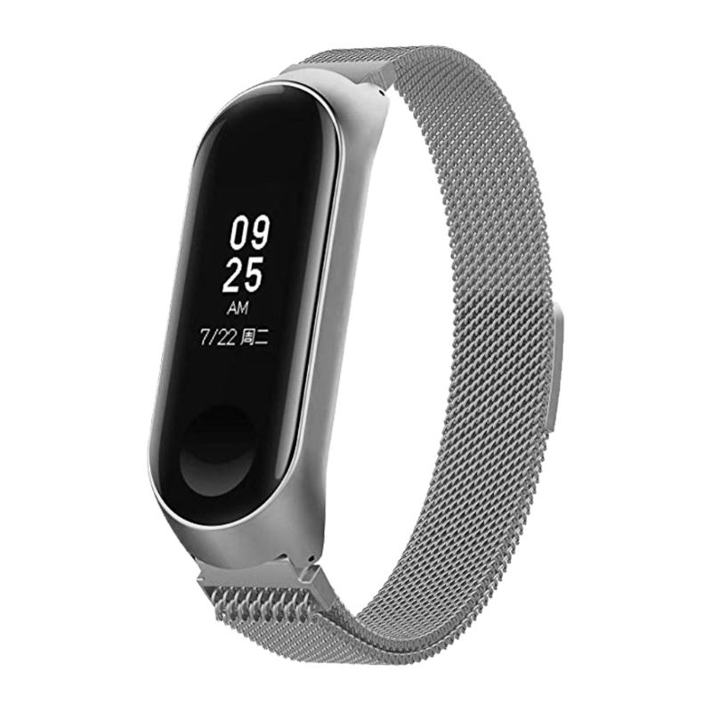 Dây đeo inox Milanese sang trọng cho đồng hồ thông minh Xiaomi Mi Band 4 | BigBuy360 - bigbuy360.vn