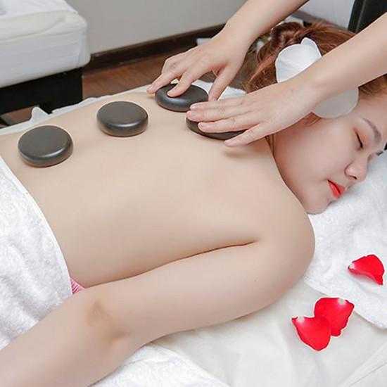 Đá Nóng Massage Body, giảm  nhức mỏi, thư giãn dùng trong spa, thẩm mỹ viện