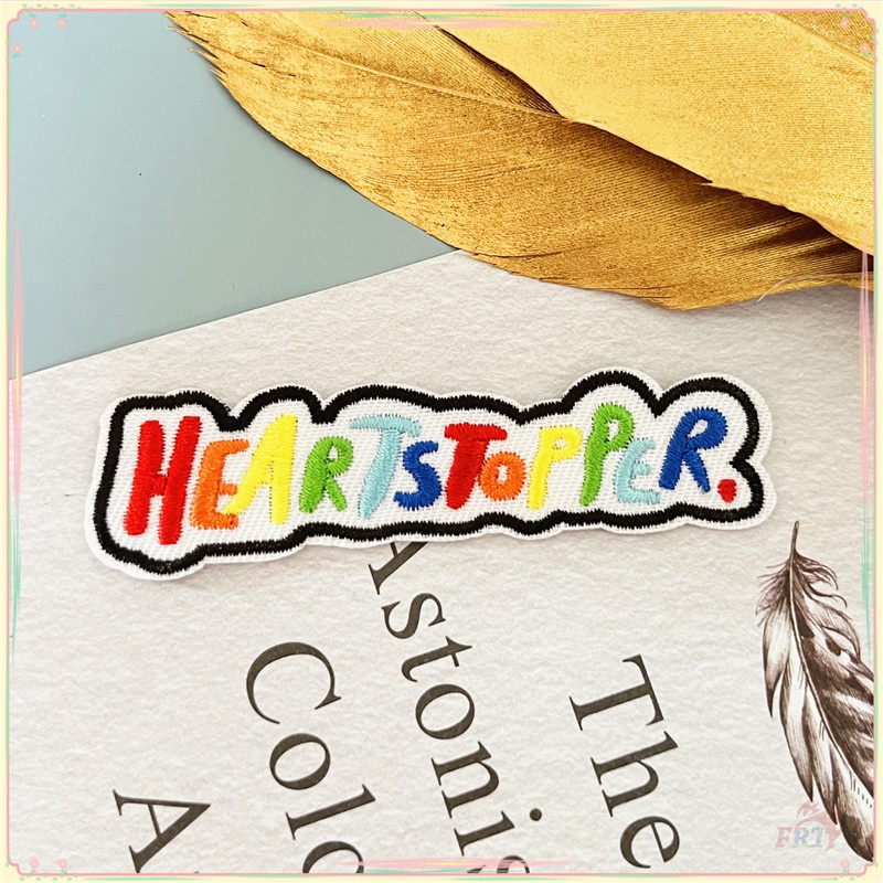 ♥ Sticker Ủi Thêu Hình Heartstopper - Sweet TV Drama ♥ 1 Sticker Ủi Thêu Hình Huy Hiệu