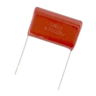 Mcigicm 200Pcs 2.2uF 225 630V CBB Polypropylene film capacitor pitch 27mm 225 2.2uF 630V