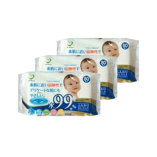Set 3 gói giấy ướt 80 tờ