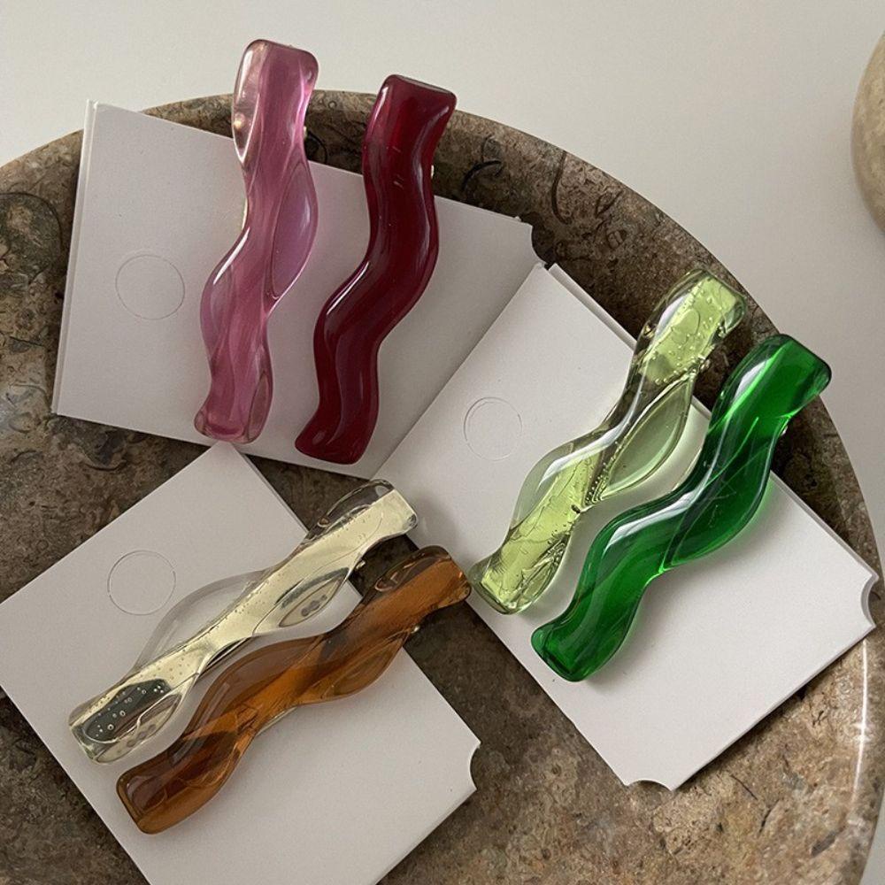 Kẹp Tóc Mỏ Vịt Bằng Resin Dễ Thương Xinh Xắn Dành Cho Nữ
