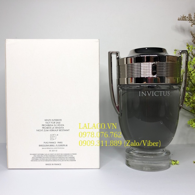 [Tester] Nước hoa Nam Paco Rabanne Invictus EDT 100ml