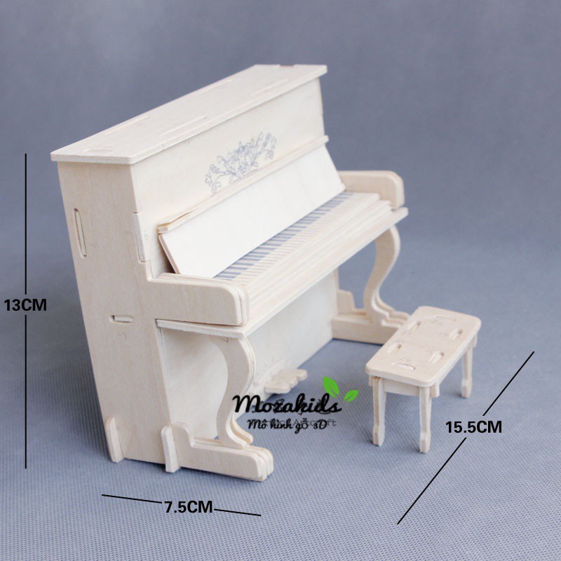 Đồ chơi lắp ráp gỗ 3D Mô hình đàn Piano