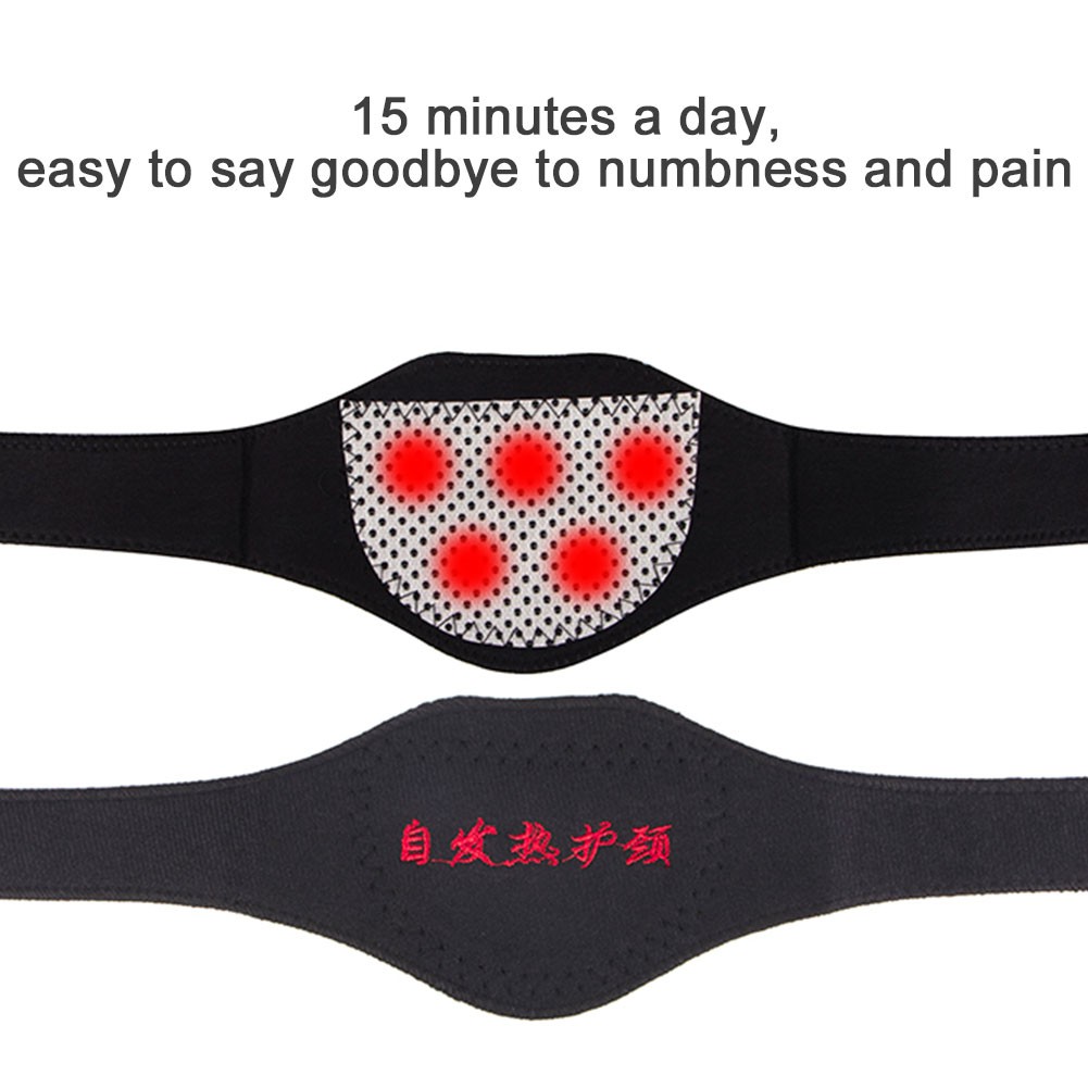 Liệu pháp từ tính mới Hệ thống sưởi cổ tự phát Đau đầu Đai mát xa cổ