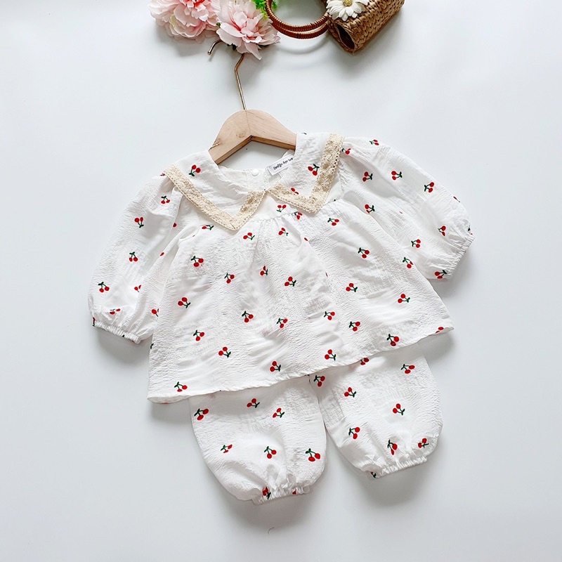Đồ bộ thu đông cho bé gái 4-18kg