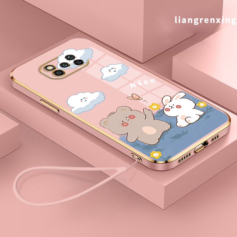 Ốp Điện Thoại Silicon Mềm Mạ Điện Chống Sốc Cho XIAOMI POCO X3 PRO POCO X3 NFC POCO X3 Ddx01