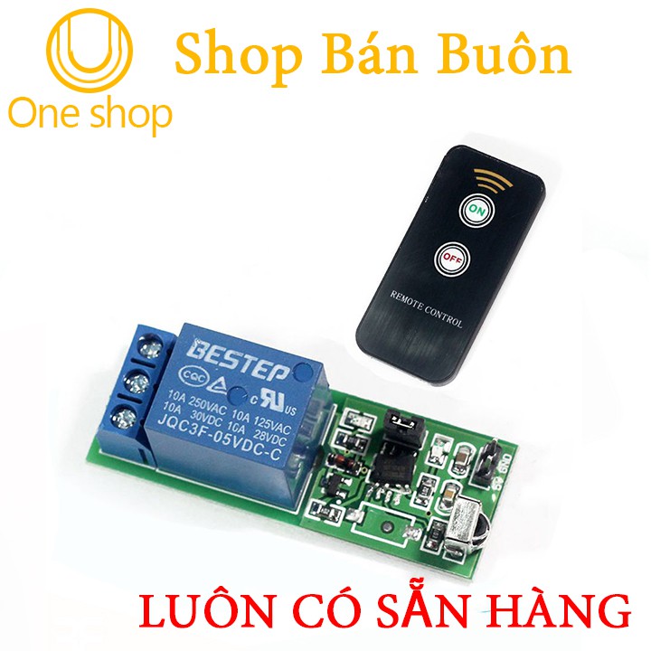 Module Điều Khiển Relay Bằng Remote Hồng Ngoại 5VDC 1 Kênh