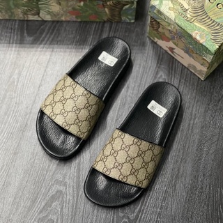 Dép nam quai ngang guucy, dép lê nam hàng fullbox size 38-42 d0705