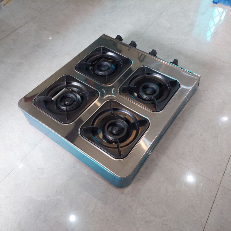 Bếp gas mỳ cay cấp độ bánh xèo 4 lò vuông