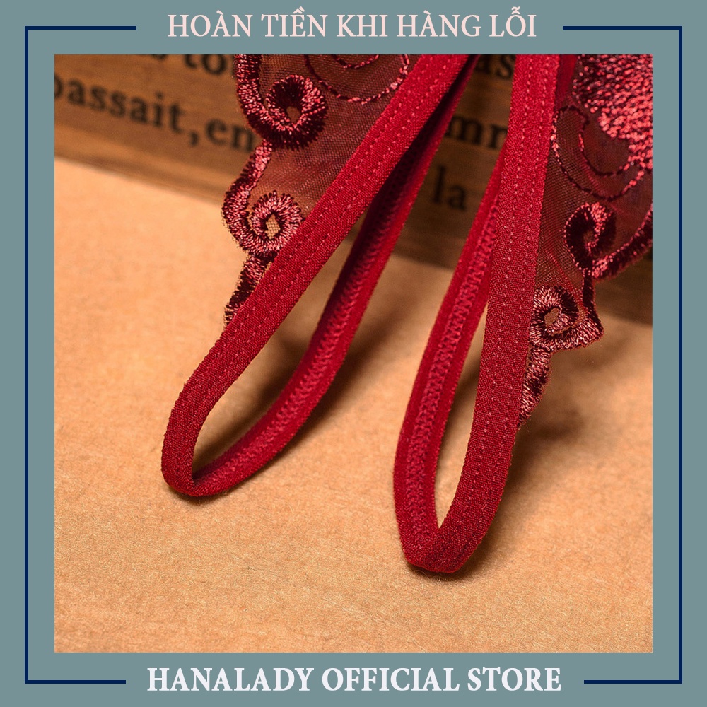 Quần lọt khe sexy quần lót nữ chất liệu ren đính ngọc nội y có 4 màu mã SP: L091