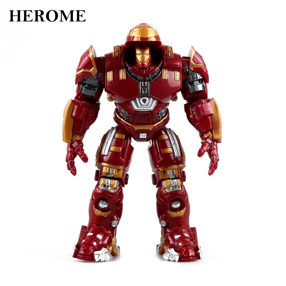 Mô Hình Nhân Vật Người Sắt Trong Phim Avengers Có Đèn Led Kích Thước 18cm