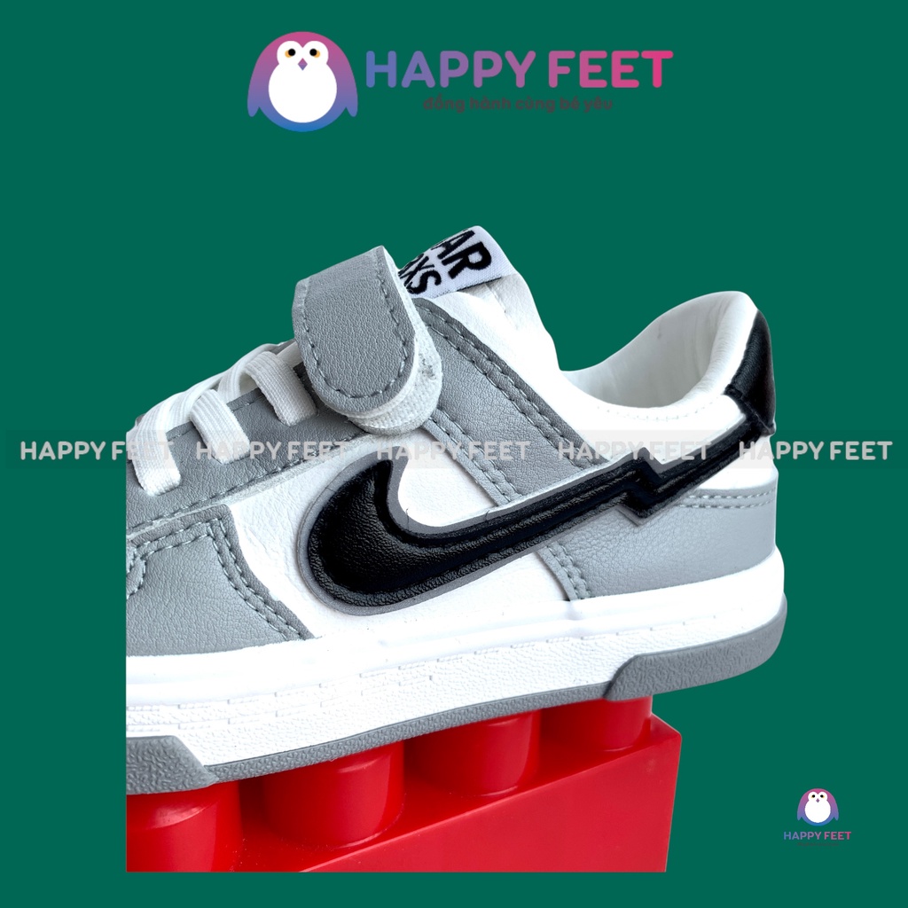 Giầy thể thao đế mềm thấp cổ Happy Feet cho bé trai 3-10 tuổi-No3585
