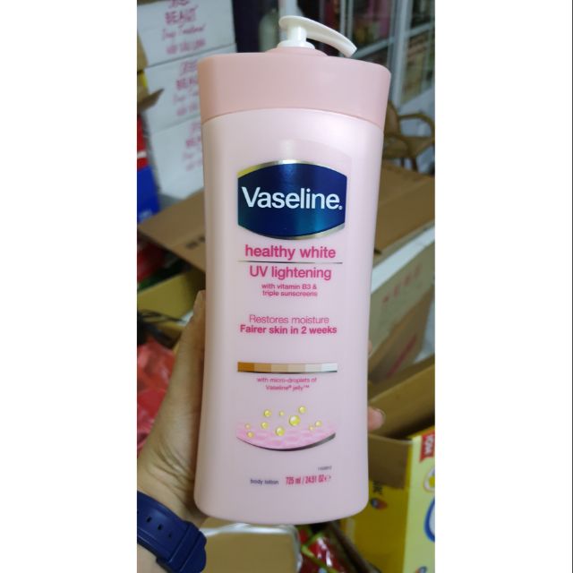 [auth] lotion vaseline dưỡng ẩm,  trắng da Mỹ 720ml