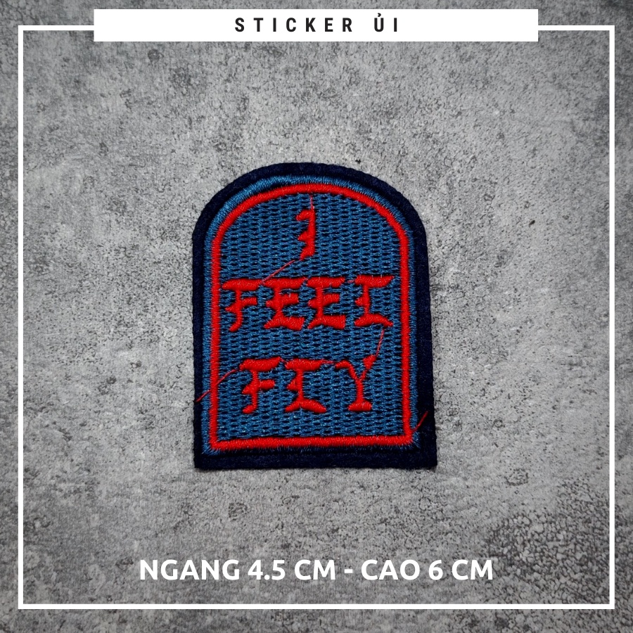 Sticker ủi áo Cao cấp - CÓ SẴN KEO ỦI - sticker vải dùng làm miếng vá áo, phụ kiện trang trí quần áo, balo, giày, nón
