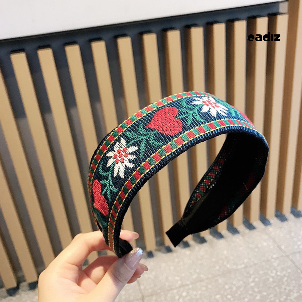 Băng Đô Cài Tóc Phong Cách Dân Tộc Đơn Giản Cho Nữ