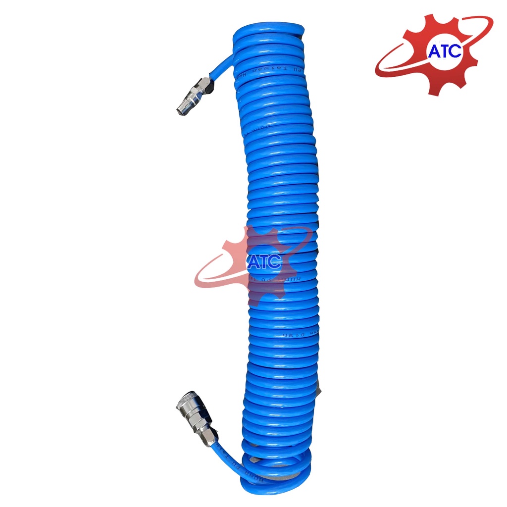Dây xoắn hơi 9m dành cho máy nén khí phun sơn bắn đinh xịt bụi , dây chịu lực độ bền cao