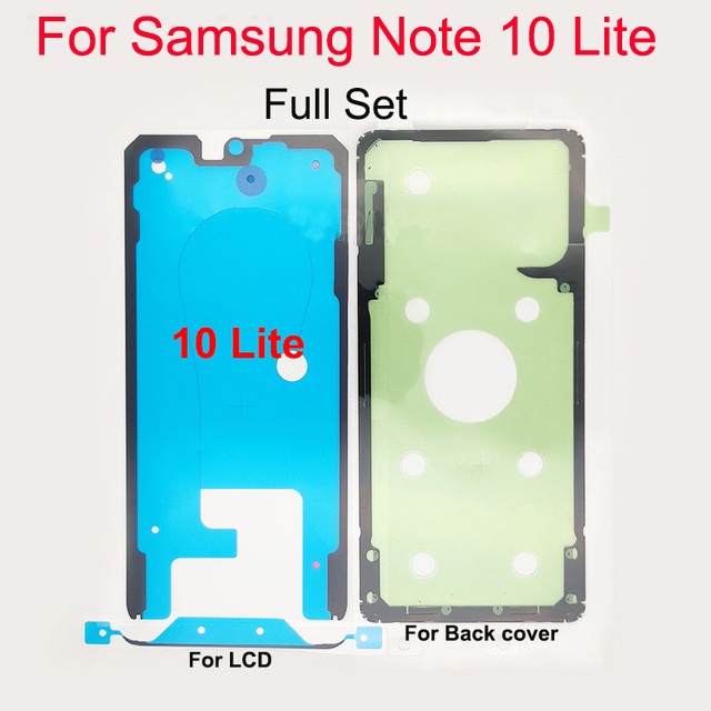 Bộ Miếng Dán Màn Hình LCD Trước Và Sau Chống Nước Cho Samsung Galaxy S20 Plus S20U Ultra S20 FE S21 S21U Note 10 Plus Lite Note 20 Ultra