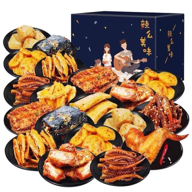 Combo đồ ăn vặt mix trộn nhiều món