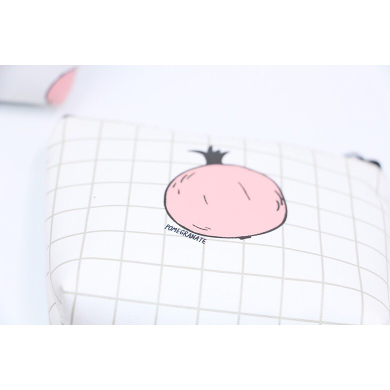 [Mã WABRWB24 giảm 30K đơn 99K] Ví nữ mini hoạ tiết hoa quả chống thấm nước có khoá kéo hình hoa quả đáng yêu B B&B | BigBuy360 - bigbuy360.vn