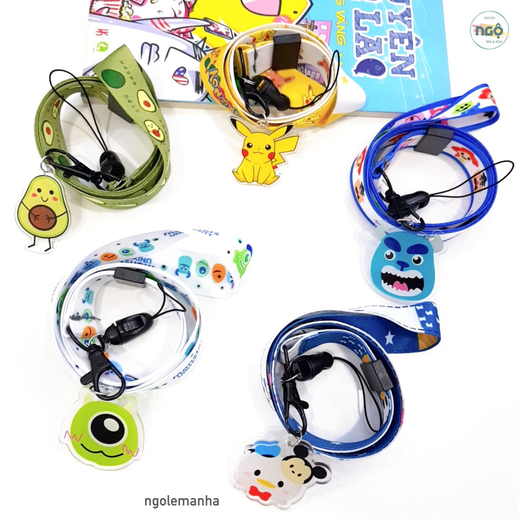 [Ảnh Thật] 17 Mẫu Dây Đeo Hoạt Hình Kèm Phụ Kiện Đáng Yêu | BigBuy360 - bigbuy360.vn