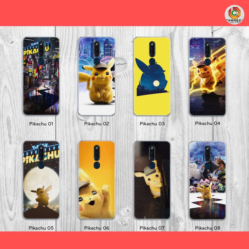 Ốp lưng Oppo F11 / oppo F11 pro hình pokemon Pikachu HOT
