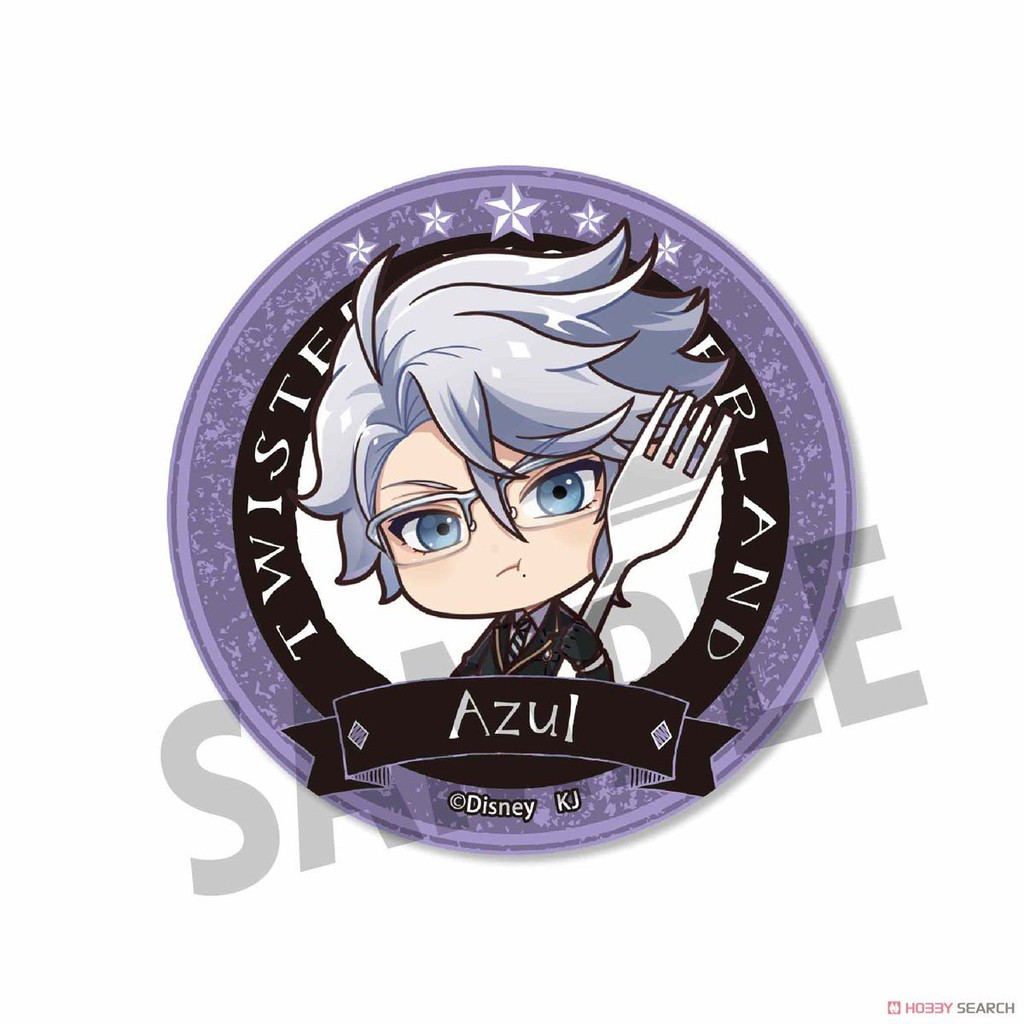 Combo 7 huy hiệu cài áo IN HÌNH Twisted-Wonderland ver ăn uống game chibi dễ thương tiện lợi