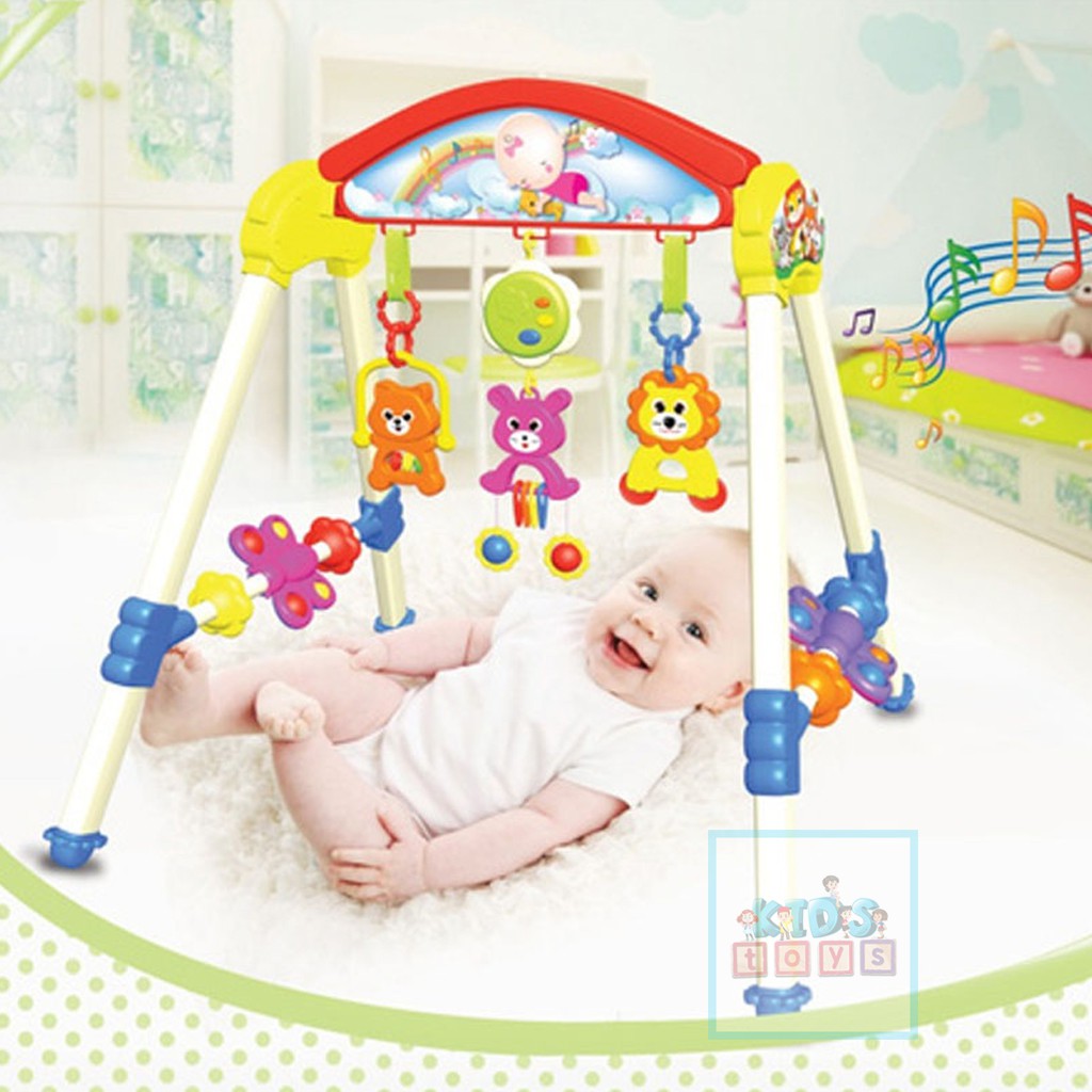 Kệ chữ A cho bé, lục lạc đung đưa cho bé
