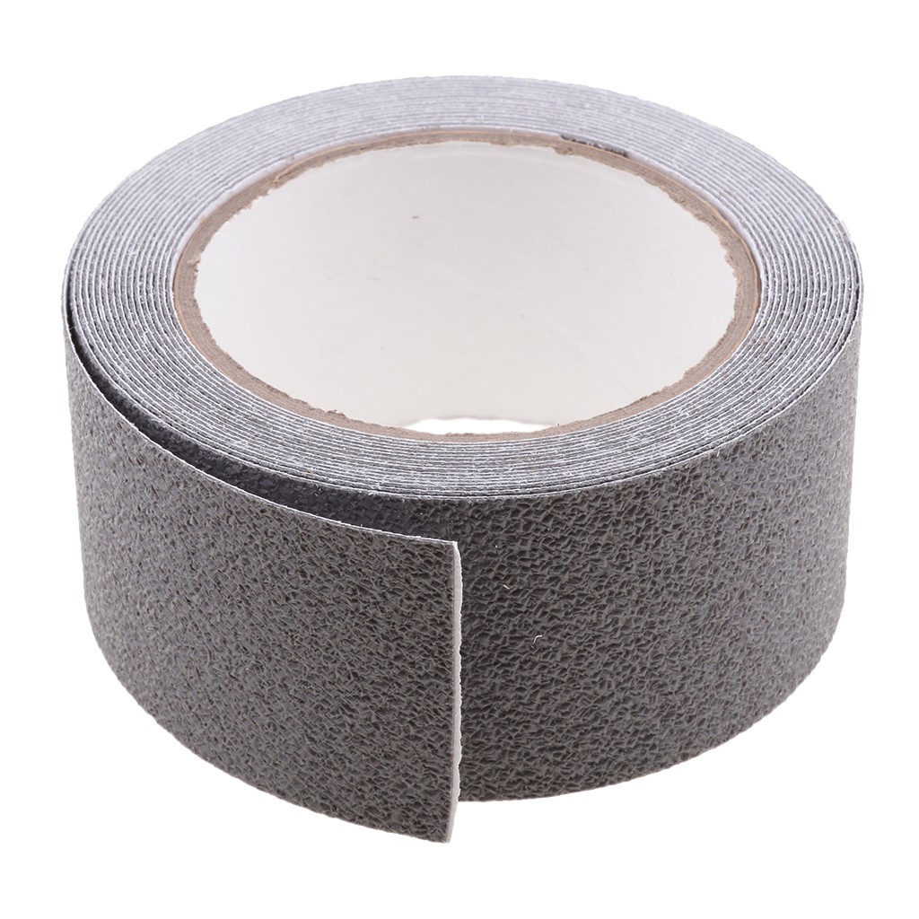 Cuộn băng dán bậc cầu thang chống trượt màu xám kích cỡ 5mx50mm