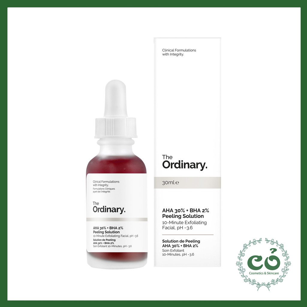 [Mã COS1904 giảm 8% đơn 300K] Peel Da The Ordinary – AHA 30% + BHA 2% Peeling Solution