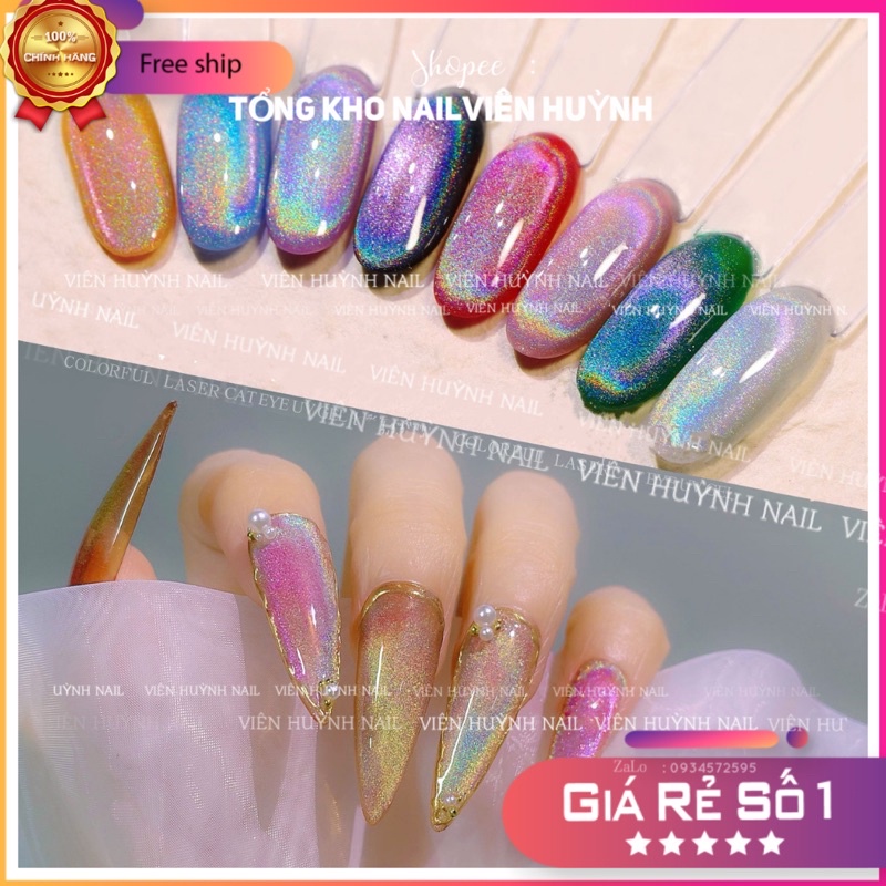 Sơn gel mắt mèo cầu vồng (HOT)