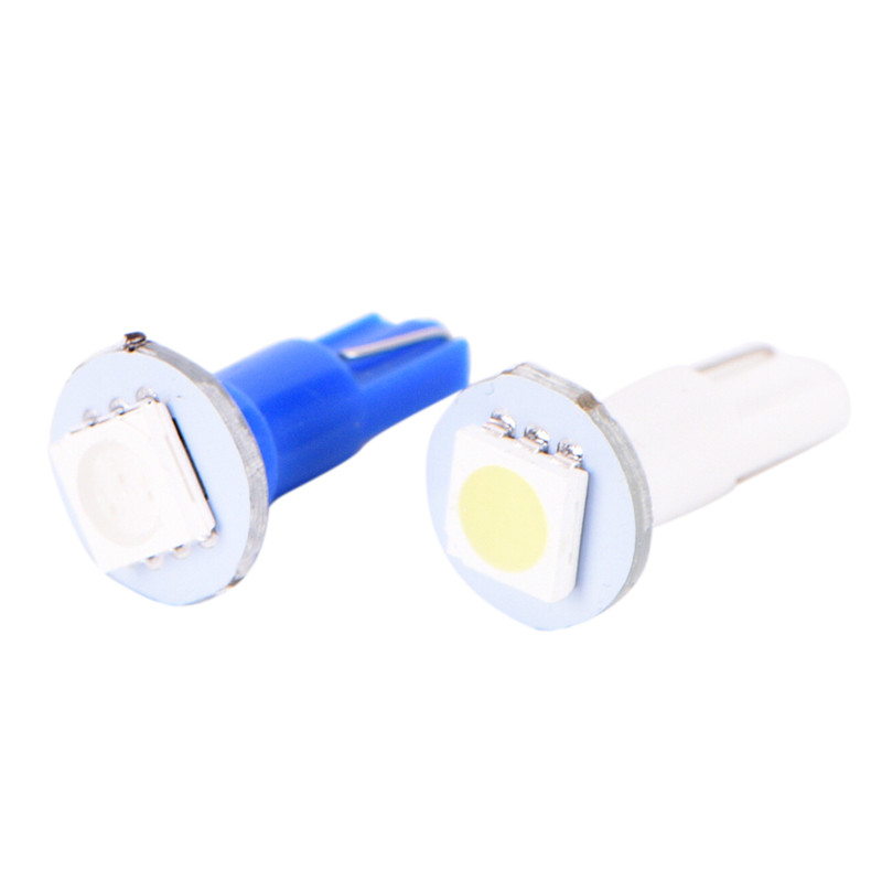 Set 10 Đèn Led T5 5050 Dành Cho Bảng Điều Khiển Xe Ô Tô